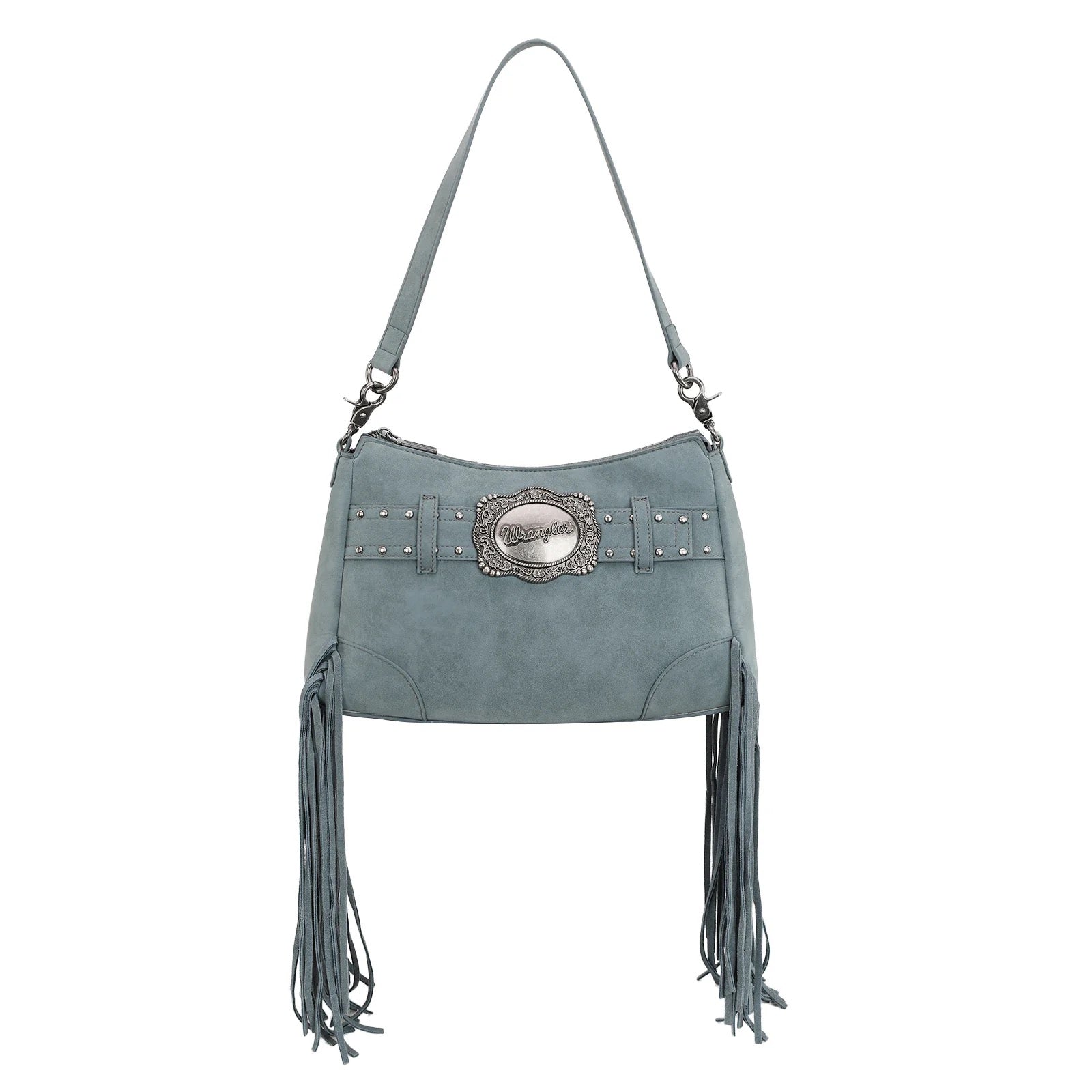 Wrangler Fringe Buckle Hobo Bag/Crossbody Bag
