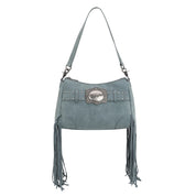 Wrangler Fringe Buckle Hobo Bag/Crossbody Bag