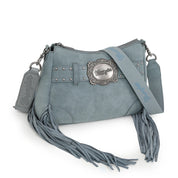 Wrangler Fringe Buckle Hobo Bag/Crossbody Bag