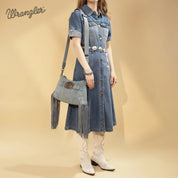 Wrangler Fringe Buckle Hobo Bag/Crossbody Bag