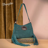 Wrangler Fringe Buckle Hobo Bag/Crossbody Bag