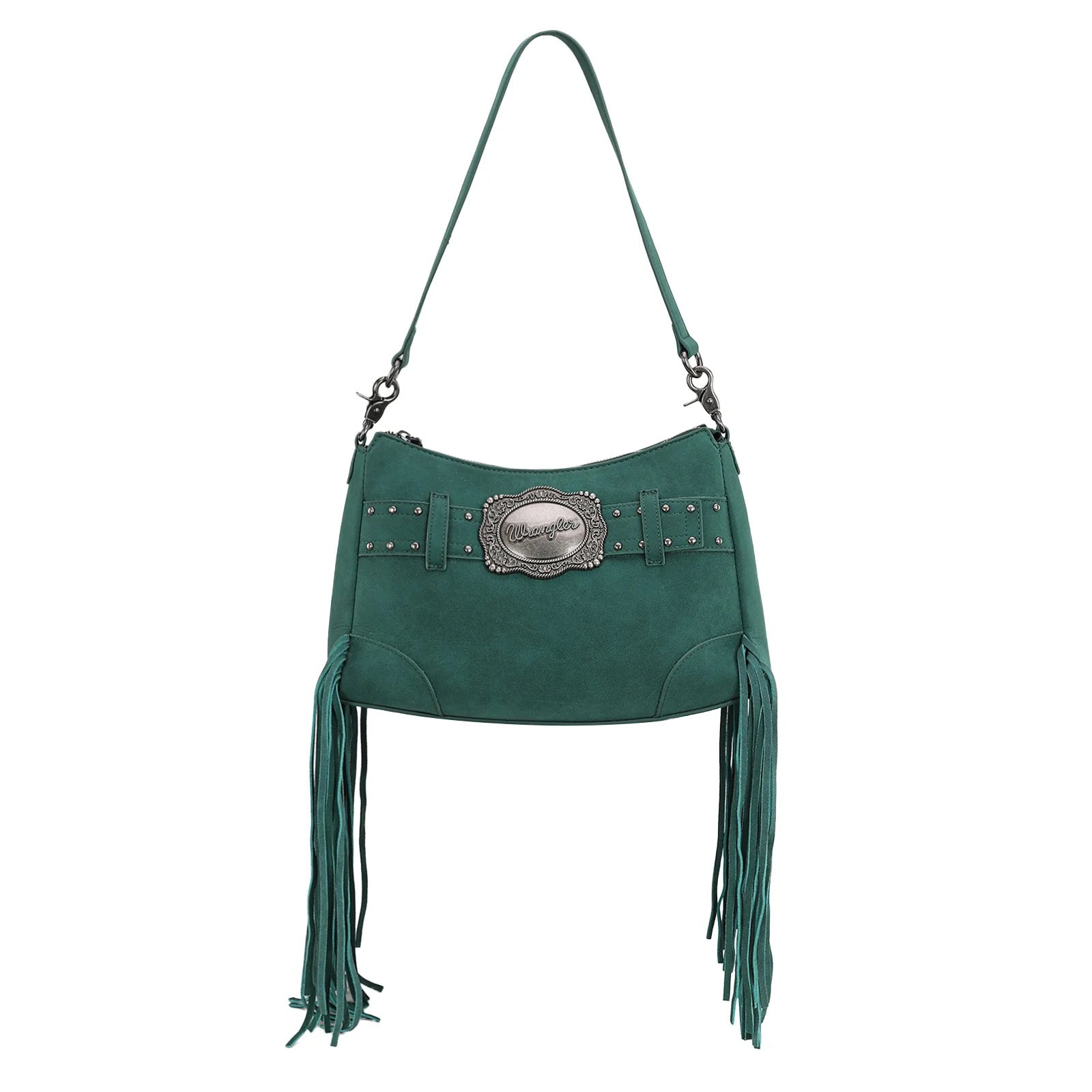 Wrangler Fringe Buckle Hobo Bag/Crossbody Bag