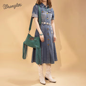 Wrangler Fringe Buckle Hobo Bag/Crossbody Bag