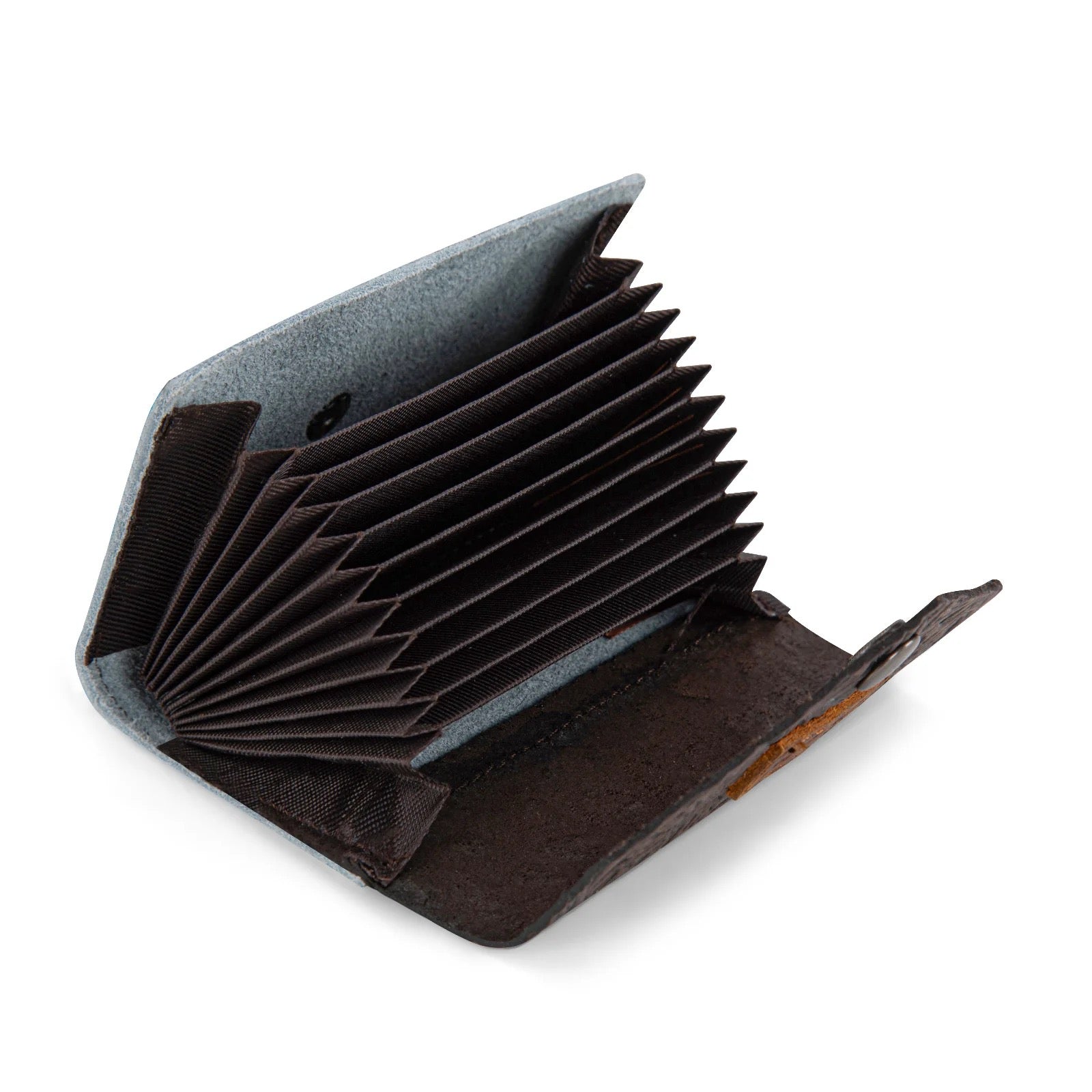 Wrangler Genuine Hair-On Cowhide Floral Tooled Card Holder