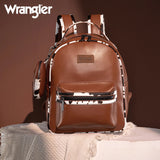 Wrangler Cow Print Backpack With Coin Pouch