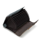 Wrangler Genuine Hair-On Cowhide Floral Tooled Card Holder