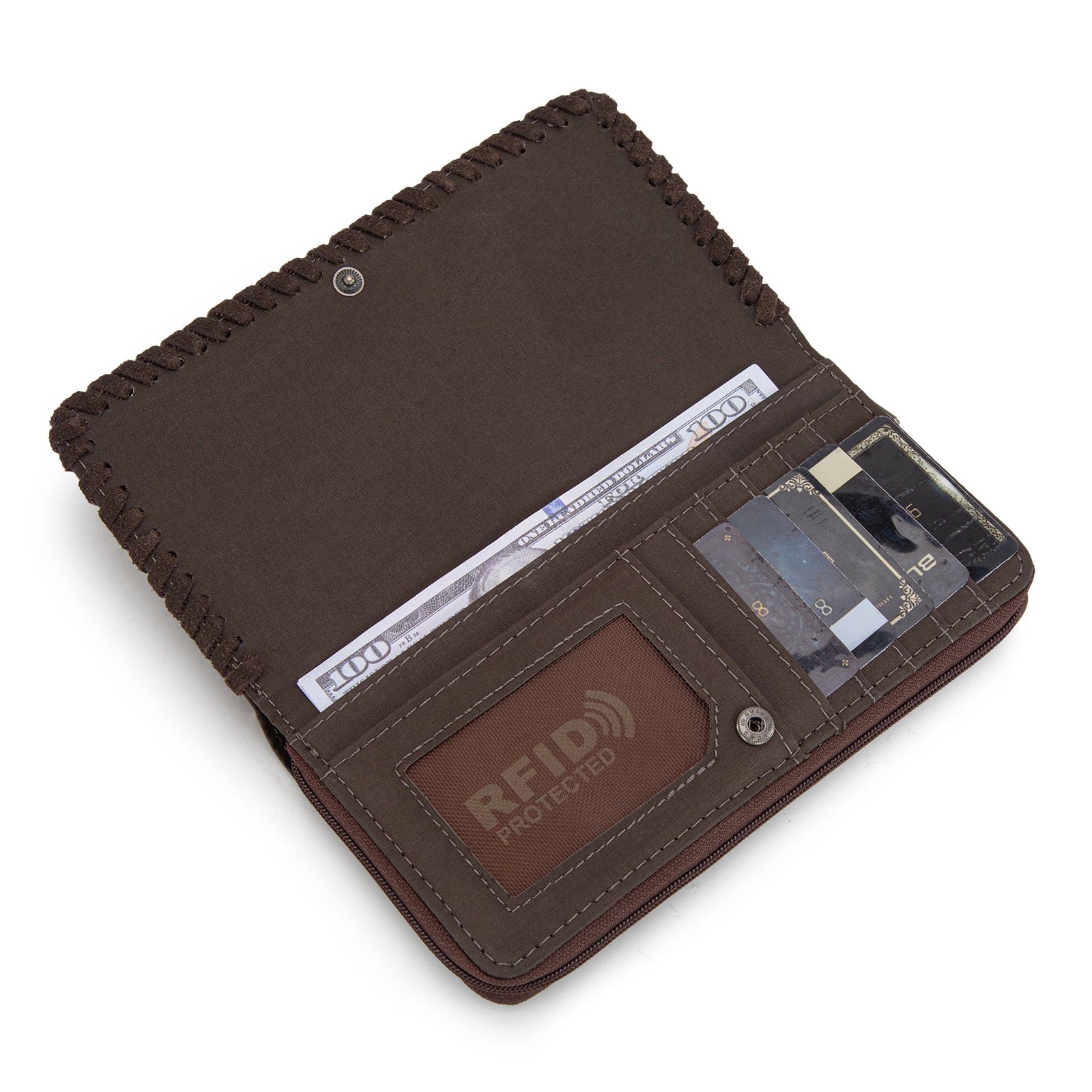 Wrangler Vintage Retro Cowboy Cool Print Wallet