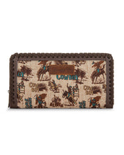 Wrangler Vintage Retro Cowboy Cool Print Wallet