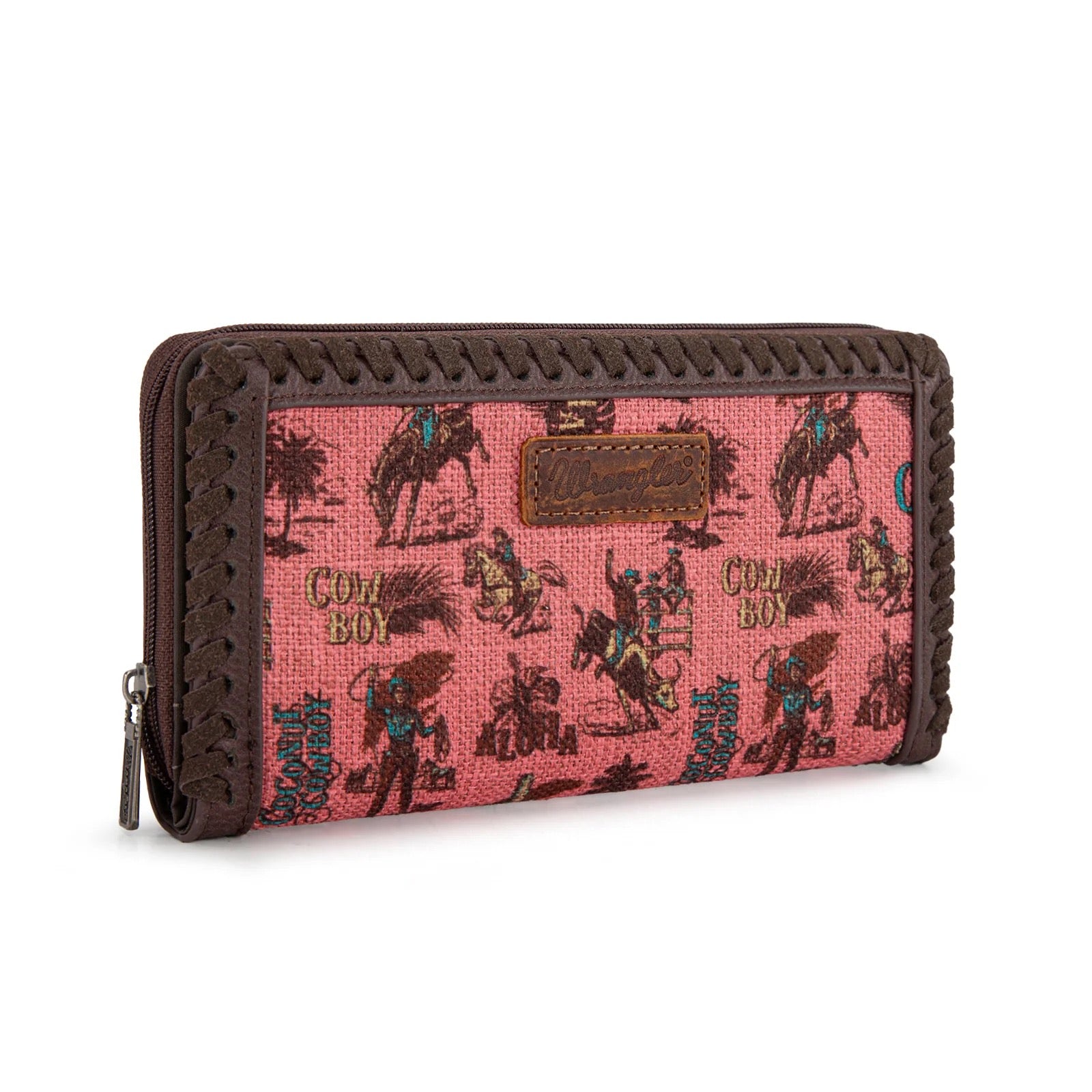 Wrangler Vintage Retro Cowboy Cool Print Wallet