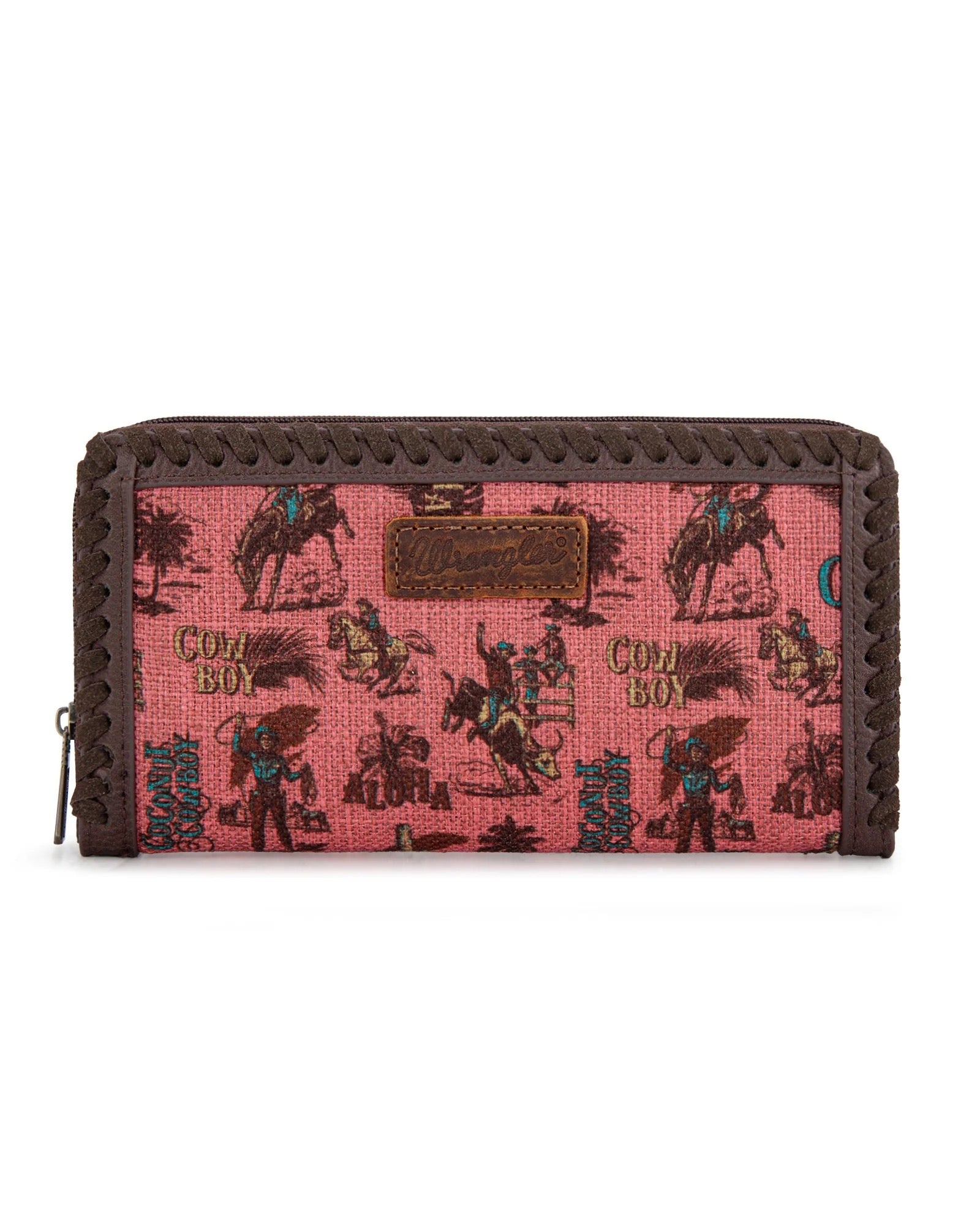 Wrangler Vintage Retro Cowboy Cool Print Wallet