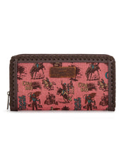 Wrangler Vintage Retro Cowboy Cool Print Wallet