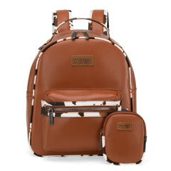 Wrangler Cow Print Backpack With Coin Pouch