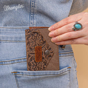 Wrangler Floral Tooled Card Holder