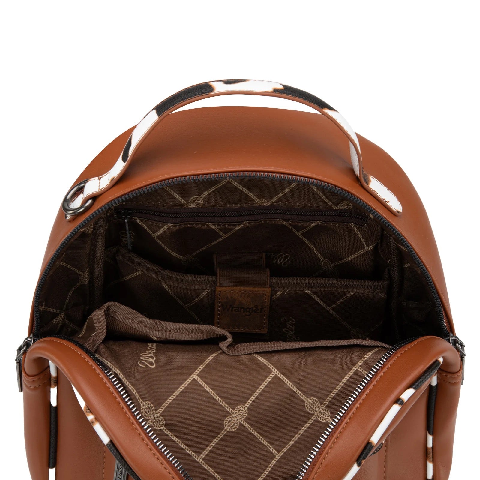 Wrangler Cow Print Backpack With Coin Pouch