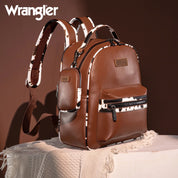 Wrangler Cow Print Backpack With Coin Pouch
