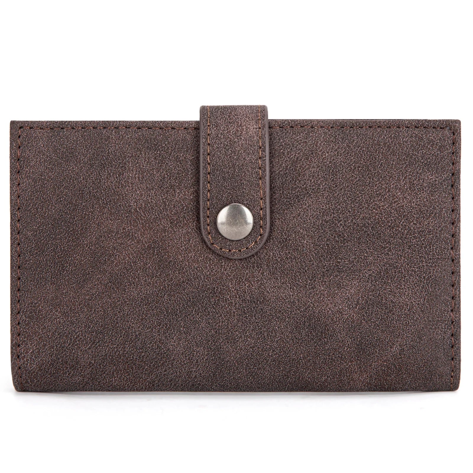 Wrangler Genuine Hair-On Cowhide Card Holder Bi-Fold Wallet