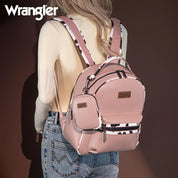 Wrangler Cow Print Backpack With Coin Pouch