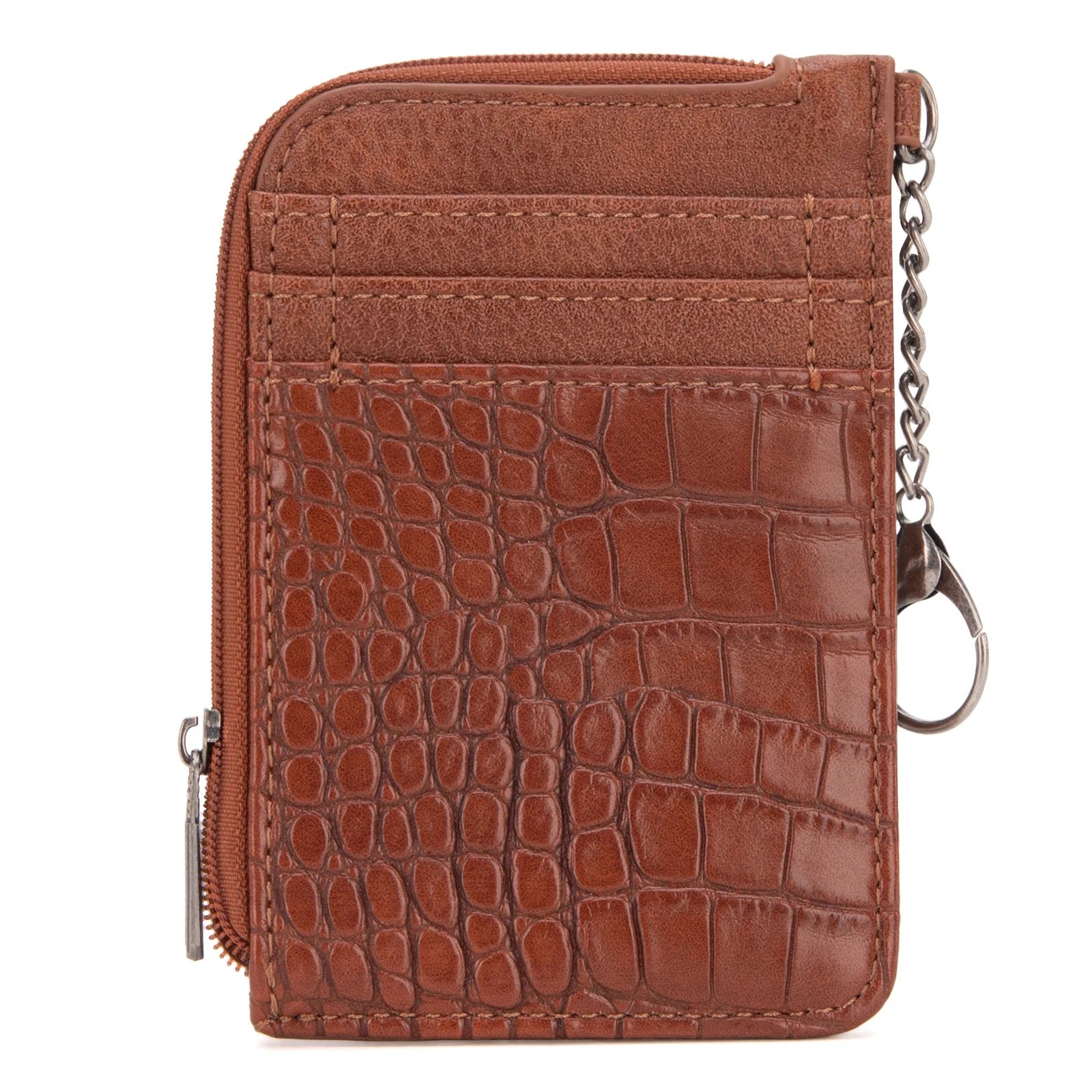 Wrangler Wrangler Croc Print Mini Zip Card Case