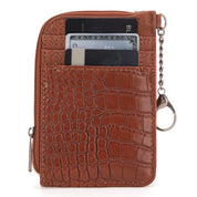 Wrangler Wrangler Croc Print Mini Zip Card Case