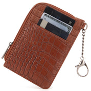 Wrangler Wrangler Croc Print Mini Zip Card Case