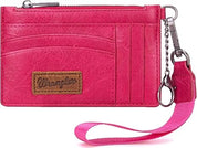 Wrangler Solid Color Key Chain Wristlet Card Wallet