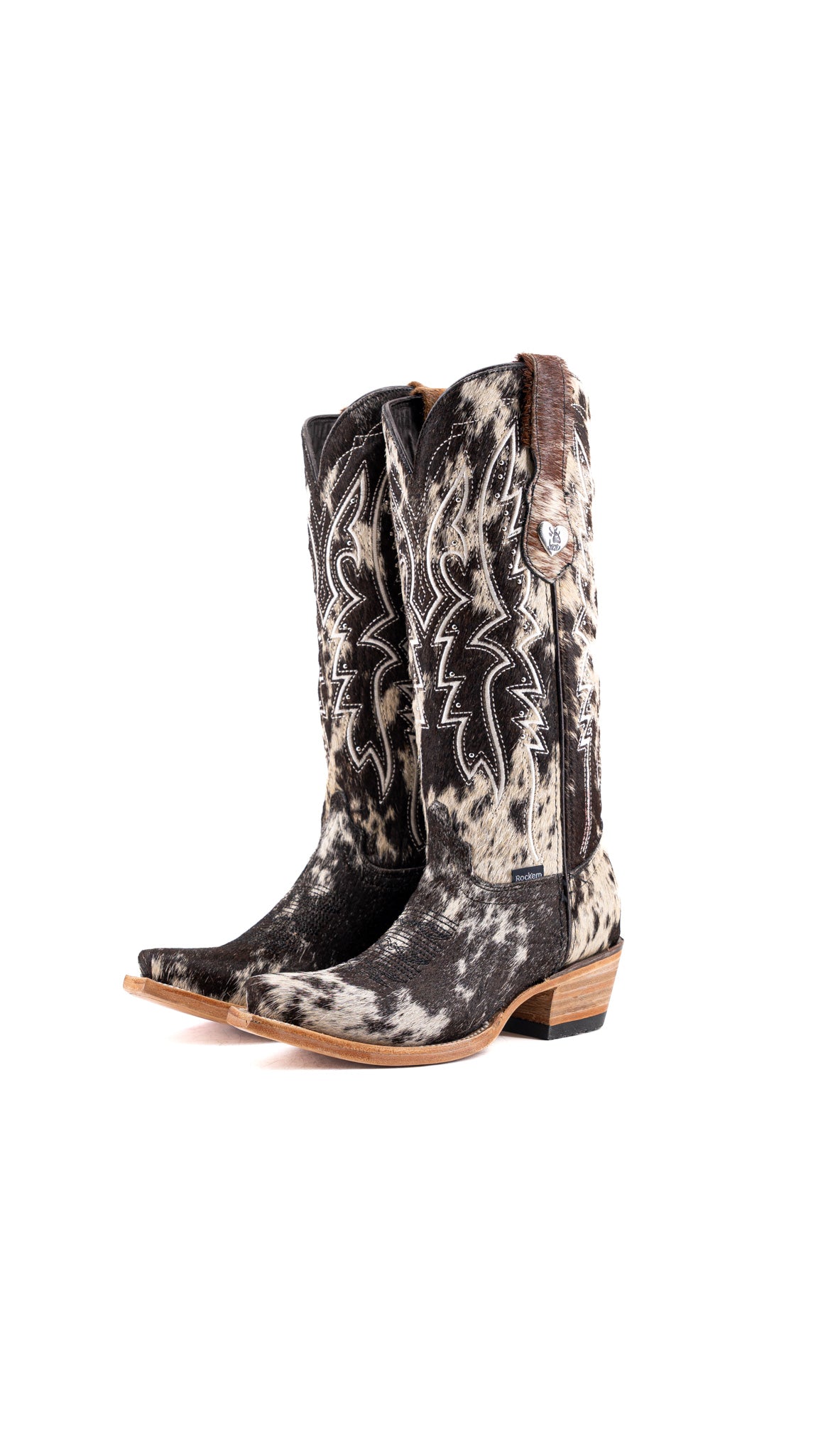 Alexa Cowhide Snip Toe Cowgirl Boot Size 5 Box AW1