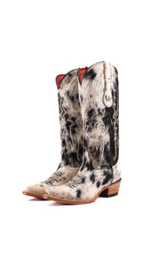 Alexa Cowhide Red Bottom Snip Toe Cowgirl Boot Size 6 Box AW3