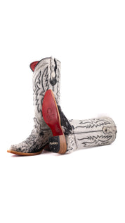 Alexa Cowhide Red Bottom Snip Toe Cowgirl Boot Size 7 Box AW7