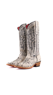 Alexa Cowhide Red Bottom Snip Toe Cowgirl Boot Size 7 Box AW8