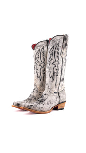 Alexa Cowhide Red Bottom Snip Toe Cowgirl Boot Size 8.5 Box AW16