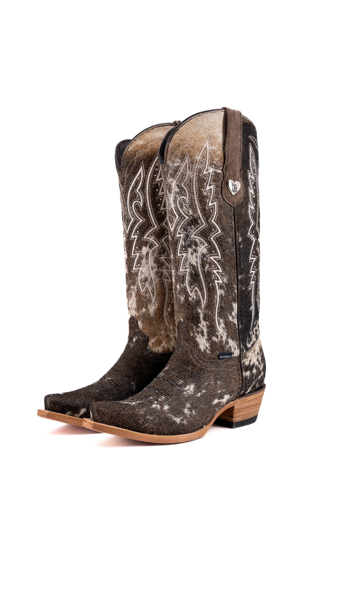 Alexa Cowhide Snip Toe Cowgirl Boot Size 8.5 Box AW17