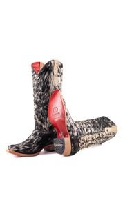 Alexa Cowhide Red Bottom Snip Toe Cowgirl Boot Size 10 Box AW20