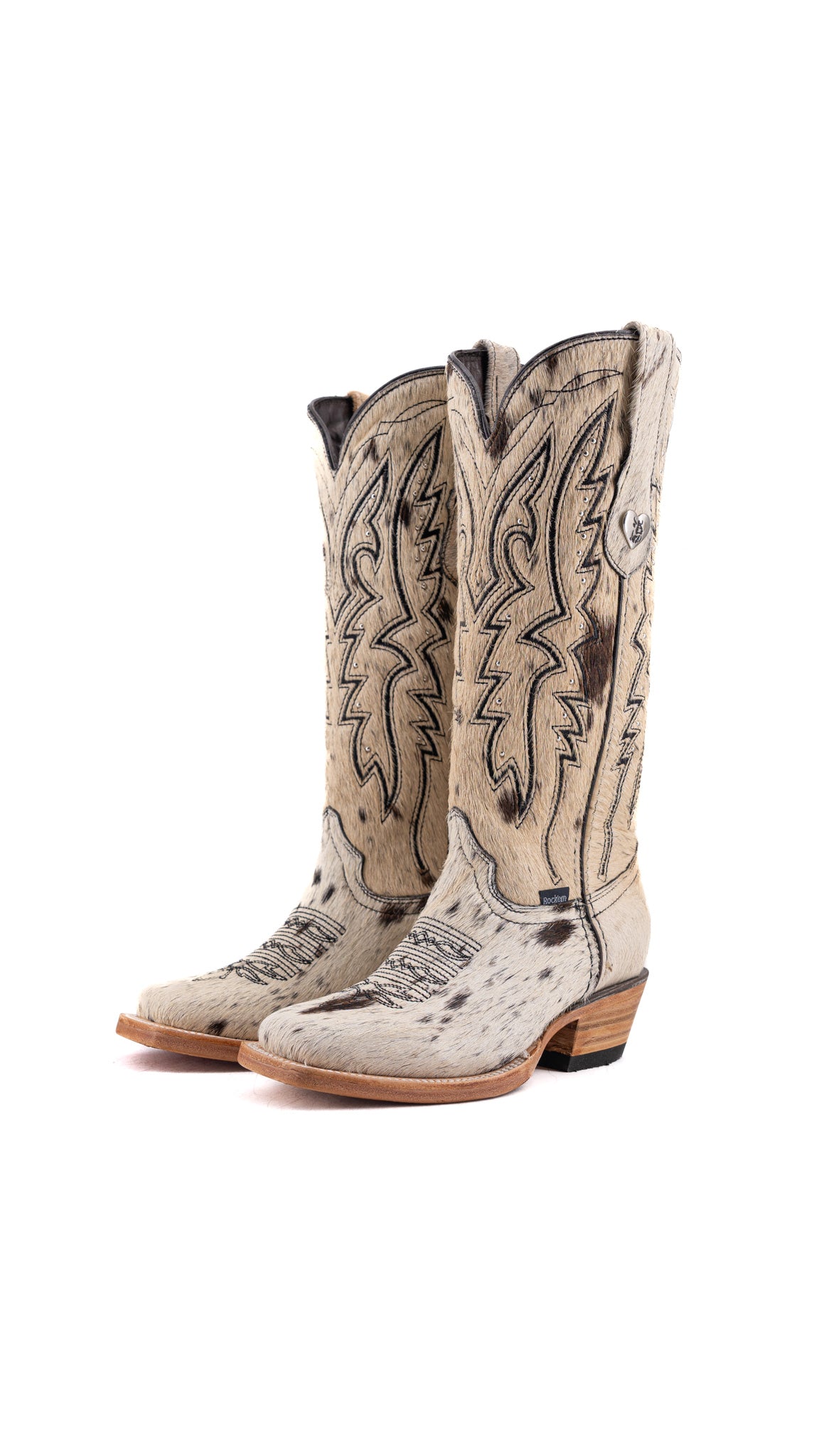 Short Shaft Cowhide Square Toe – Rock'Em