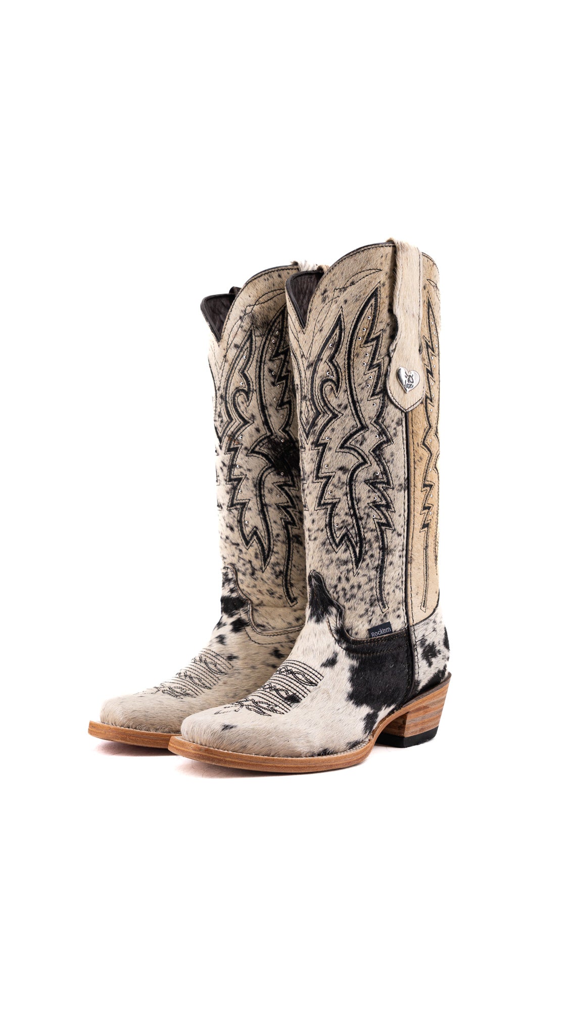 Alexa Cowhide Frontier Toe Cowgirl Boot Size 6 Box AW25