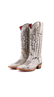 Alexa Cowhide Red Bottom Frontier Toe Cowgirl Boot Size 6.5 Box AW28