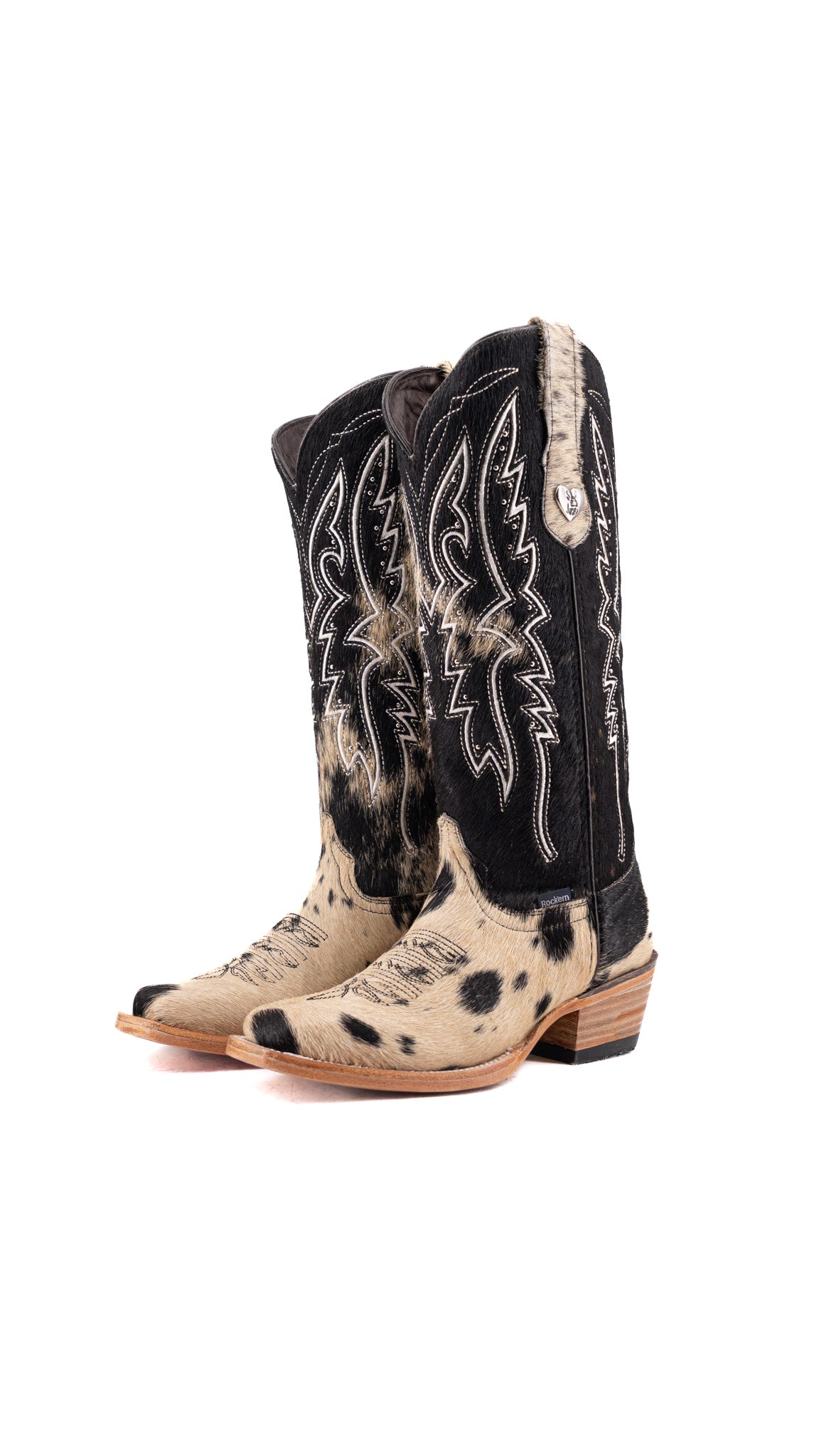 Alexa Cowhide Frontier Toe Cowgirl Boot Size 7 Box AW29