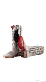 Alexa Cowhide Red Bottom Frontier Toe Cowgirl Boot Size 7.5 Box AW32