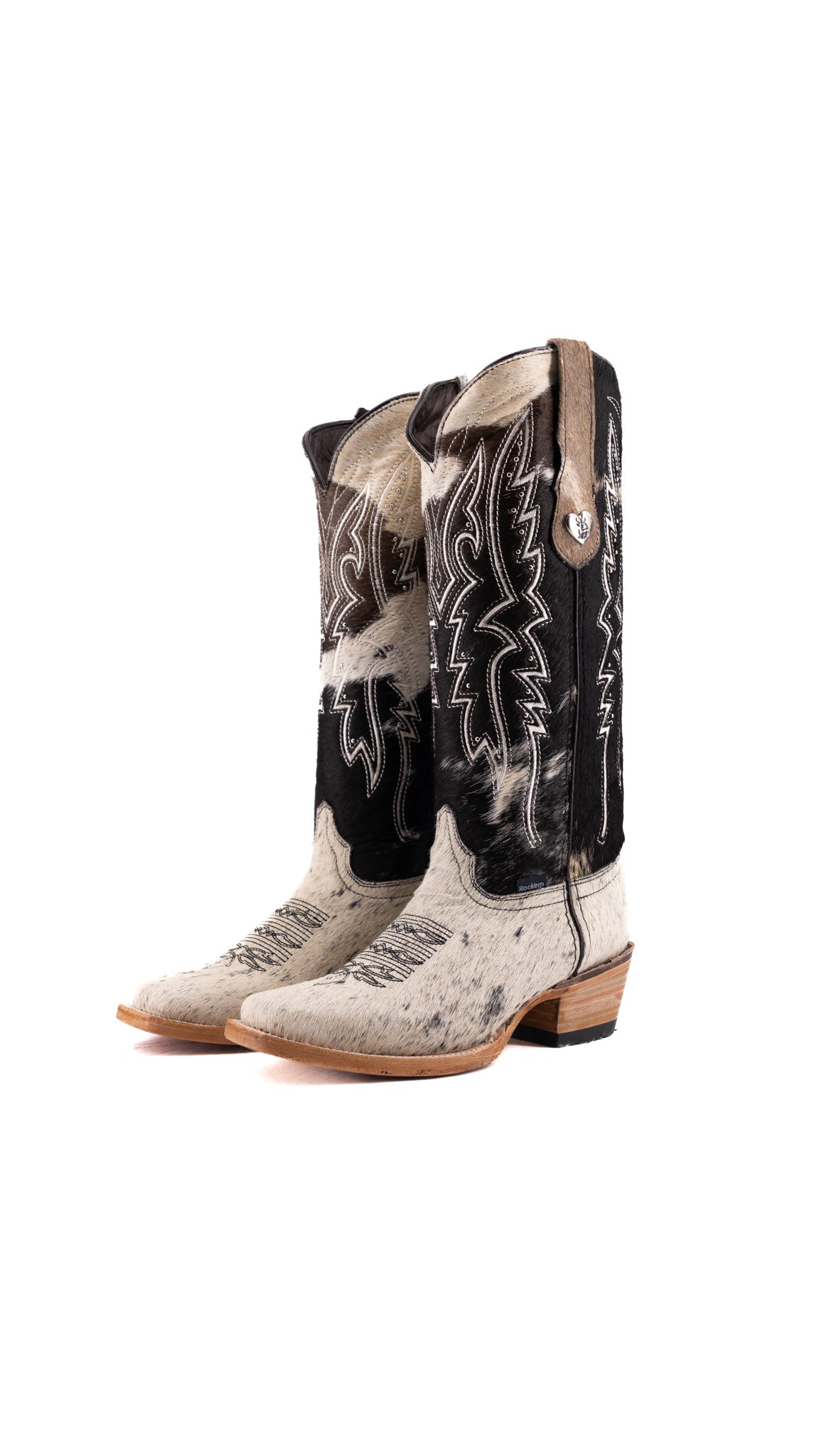 Alexa Cowhide Frontier Toe Cowgirl Boot Size 7.5 Box AW33