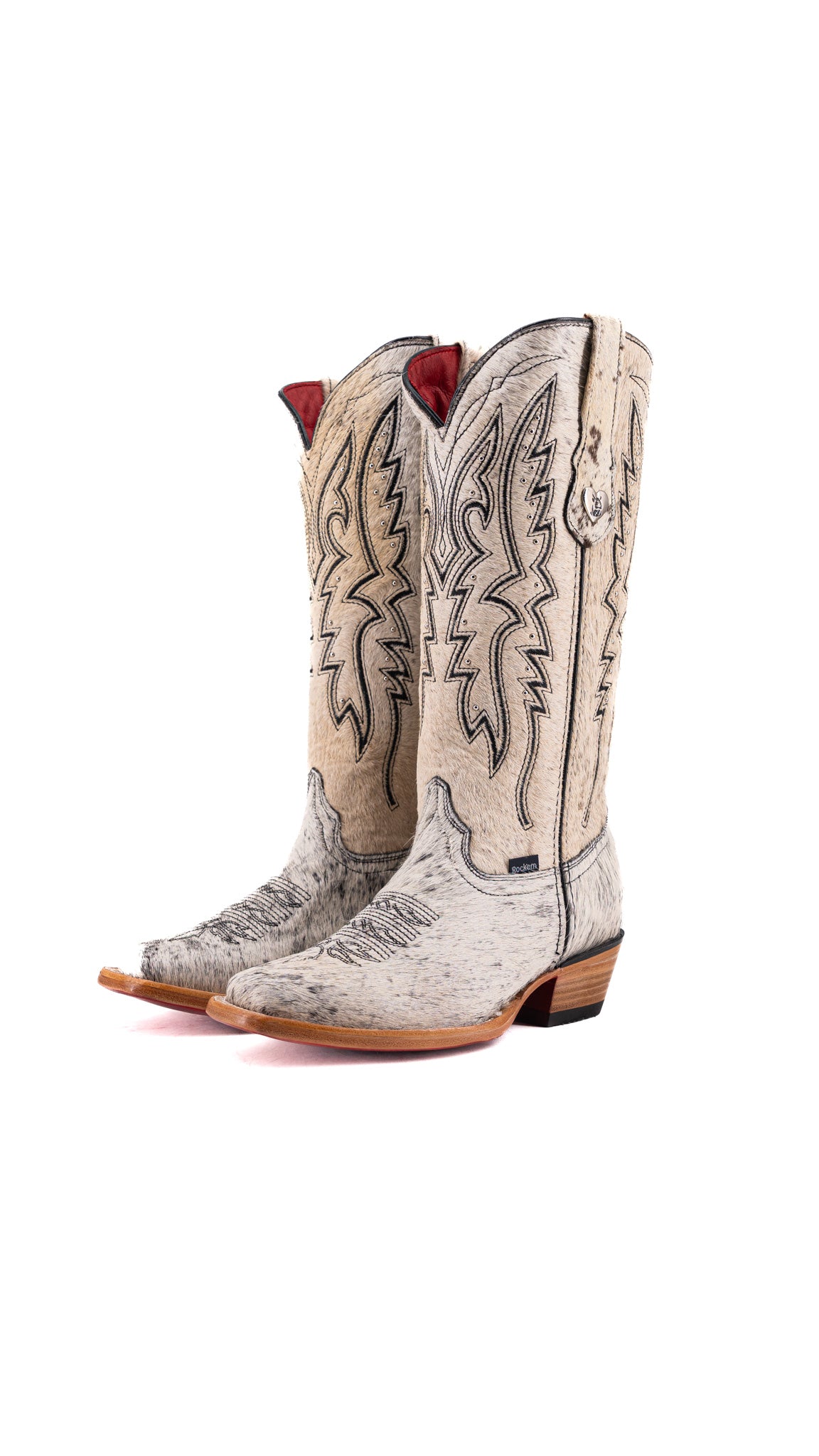 Alexa Cowhide Frontier Toe Cowgirl Boot Size 7.5 Box AW34
