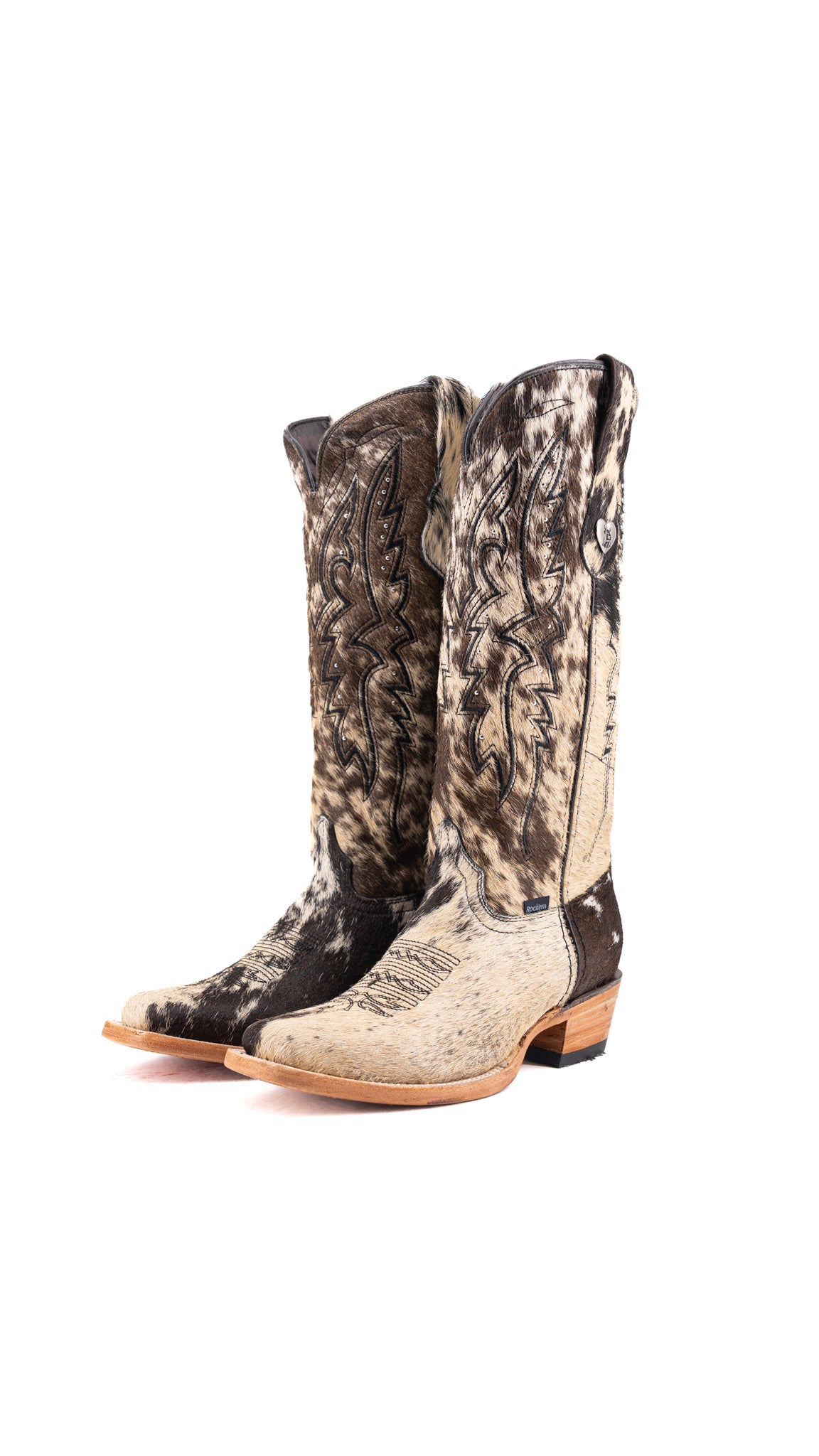 Alexa Cowhide Frontier Toe Cowgirl Boot Size 8.5 Box AW38