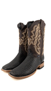 Bull Neck Square Toe Cowboy Boot