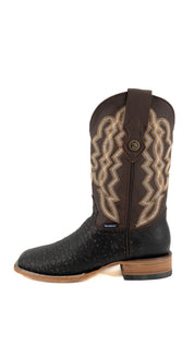 Bull Neck Square Toe Cowboy Boot