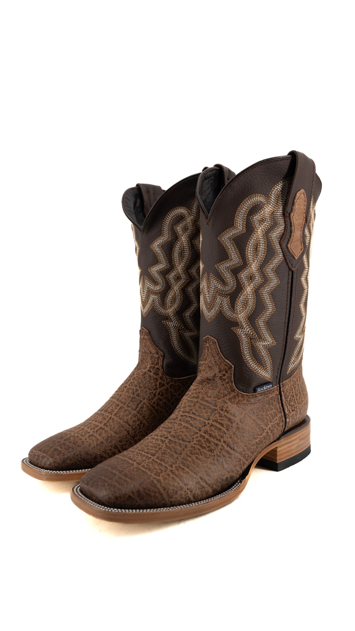 Elephant Square Toe Cowboy Boot