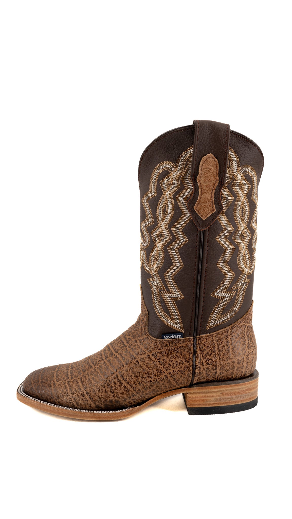 Elephant Square Toe Cowboy Boot