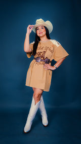 Wild Ride Western T-shirt Dress