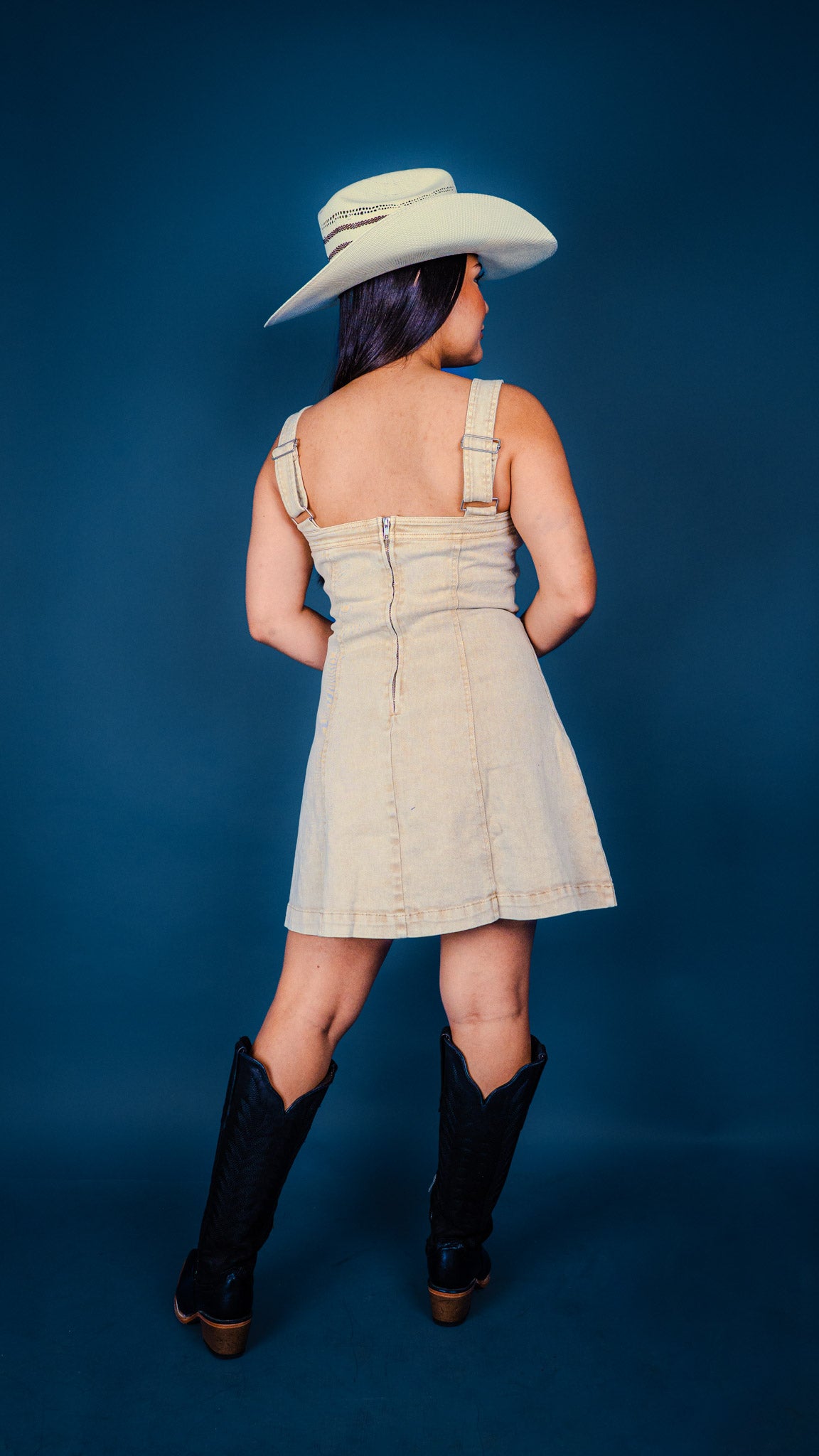 Emmy Studded Buckle Dress