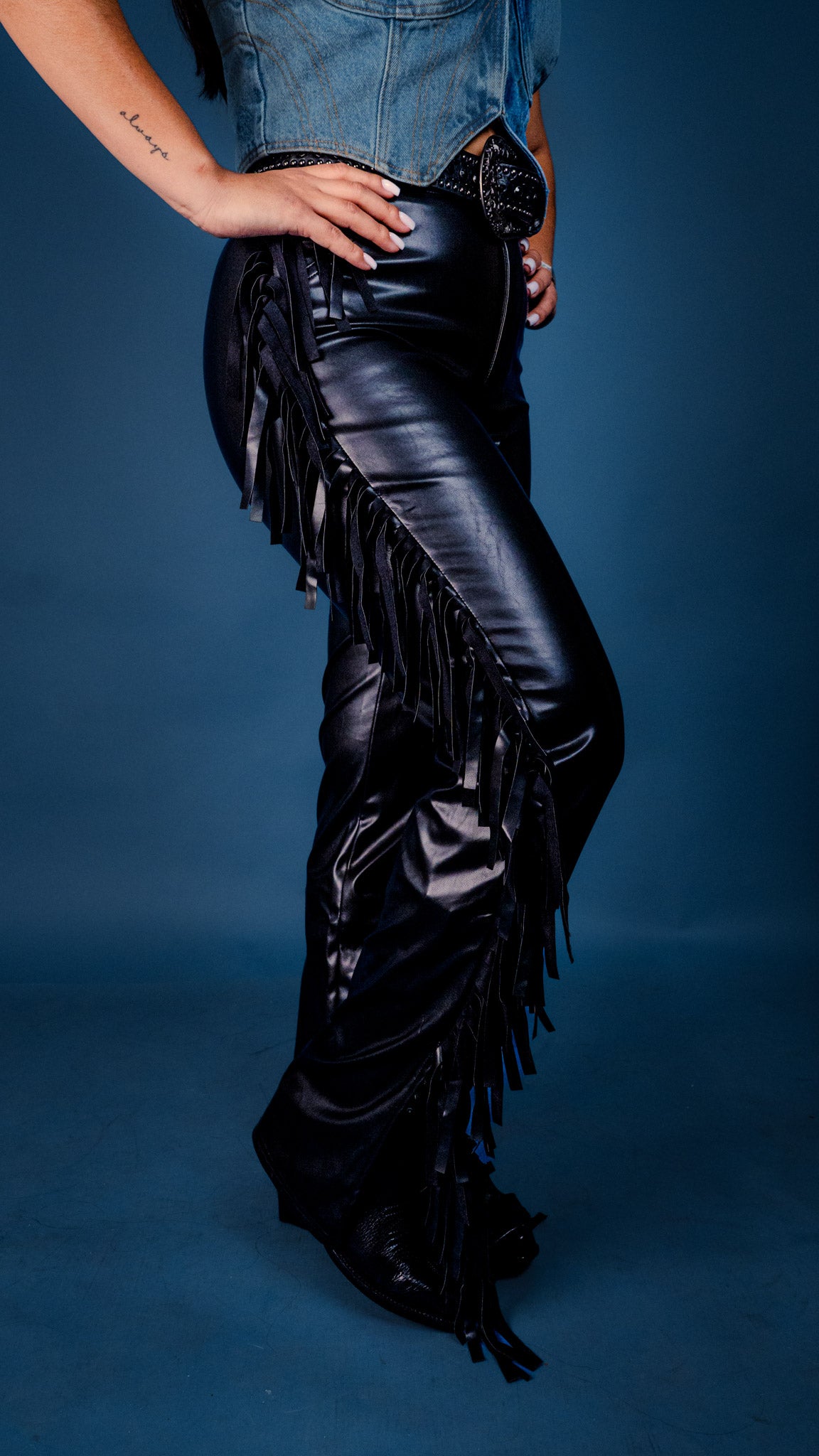 Luxie Fringe Flare Pants