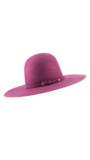 Rock'em 4X Dark Mauve Open Crown Felt Cowboy Hat