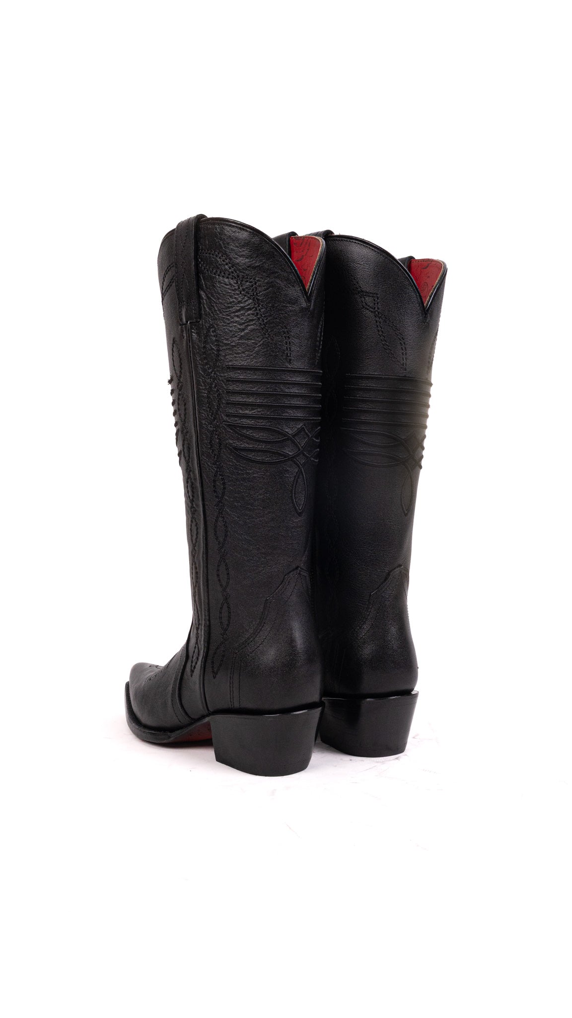 Dalia Midi Red Bottom Snip Toe Cowgirl Boot