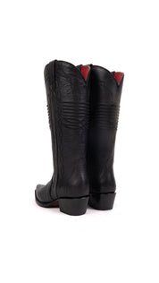 Dalia Midi Red Bottom Snip Toe Cowgirl Boot